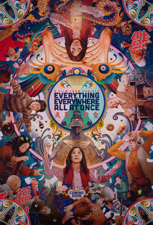 Everything Everywhere All At Once 2022 International Advance 1 Sheet Film Movie Poster, James Jean