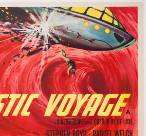 Fantastic Voyage 1966 UK Quad Film Movie Poster, Beauvais - detail