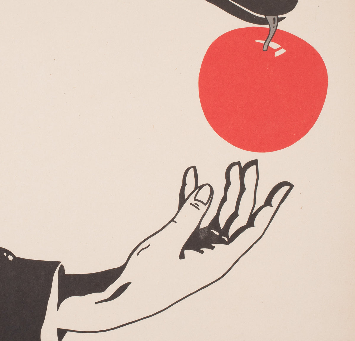 Fatal Attraction 1988 Polish B1 Film Poster, Kalkus - detail