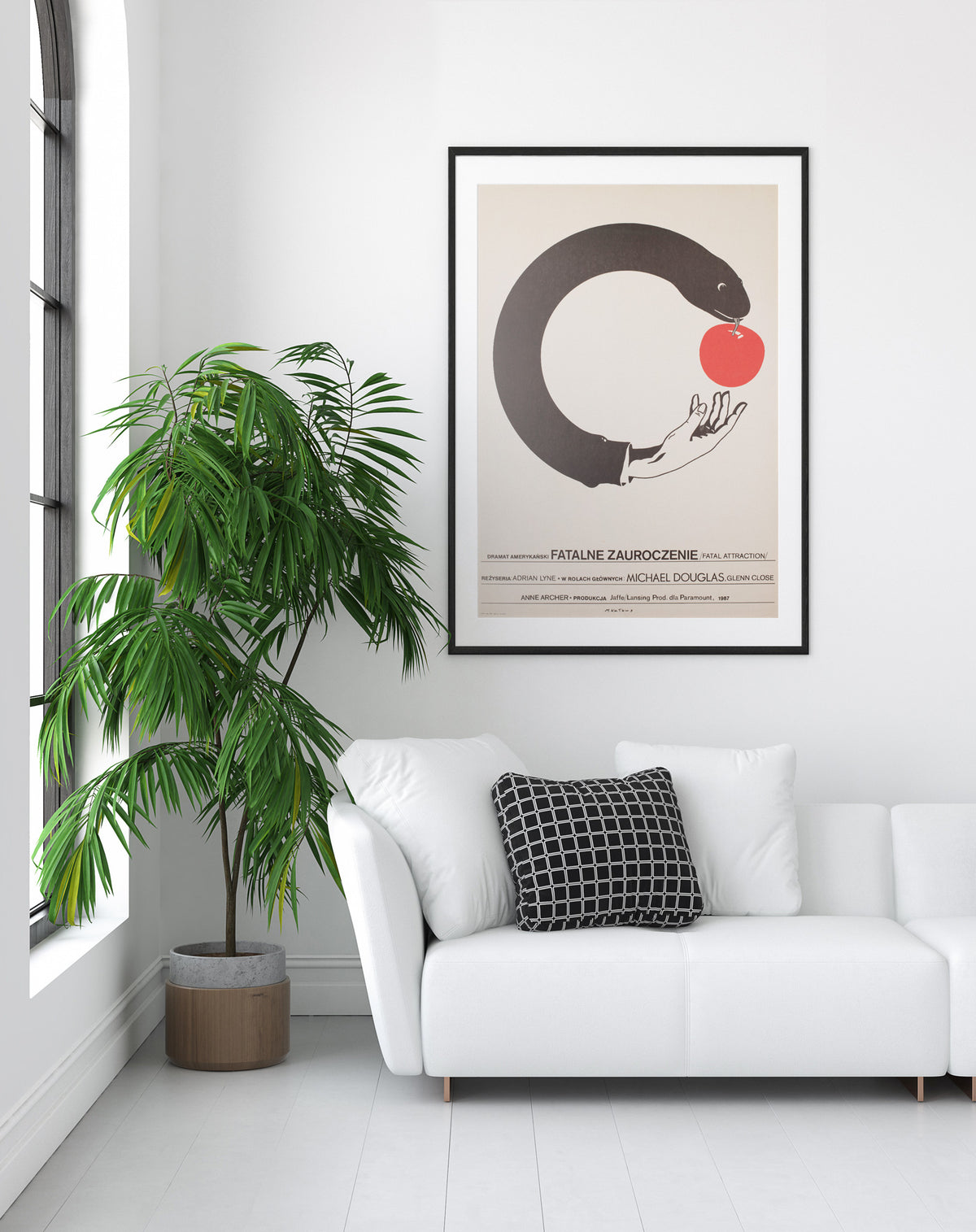 Fatal Attraction 1988 Polish B1 Film Poster, Kalkus