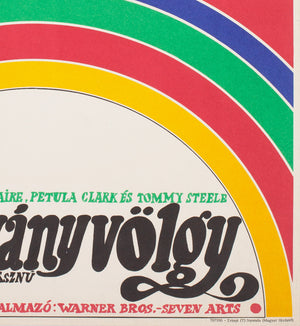 Finian's Rainbow 1970 Hungarian Film Poster, Pecsenke - detail
