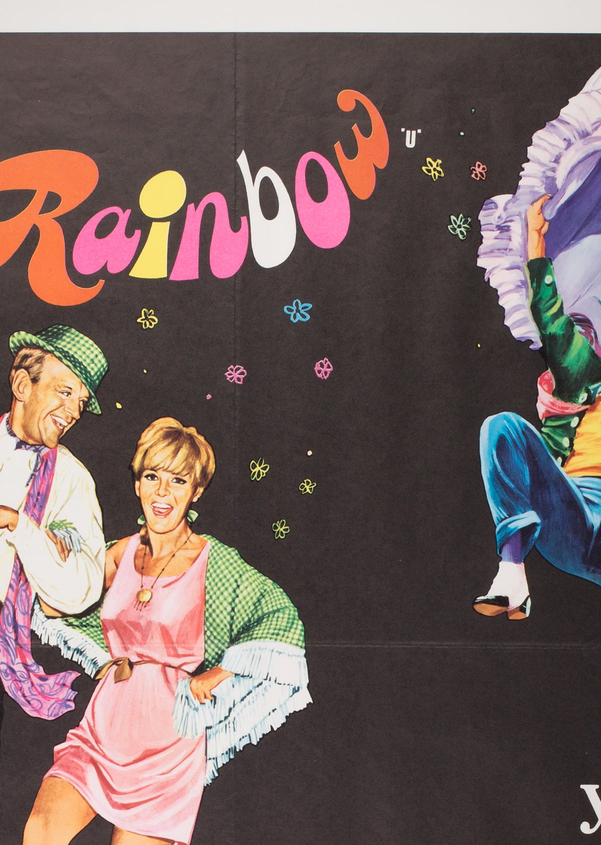 Finian's Rainbow 1968 UK Quad Film Poster, Chantrell - detail
