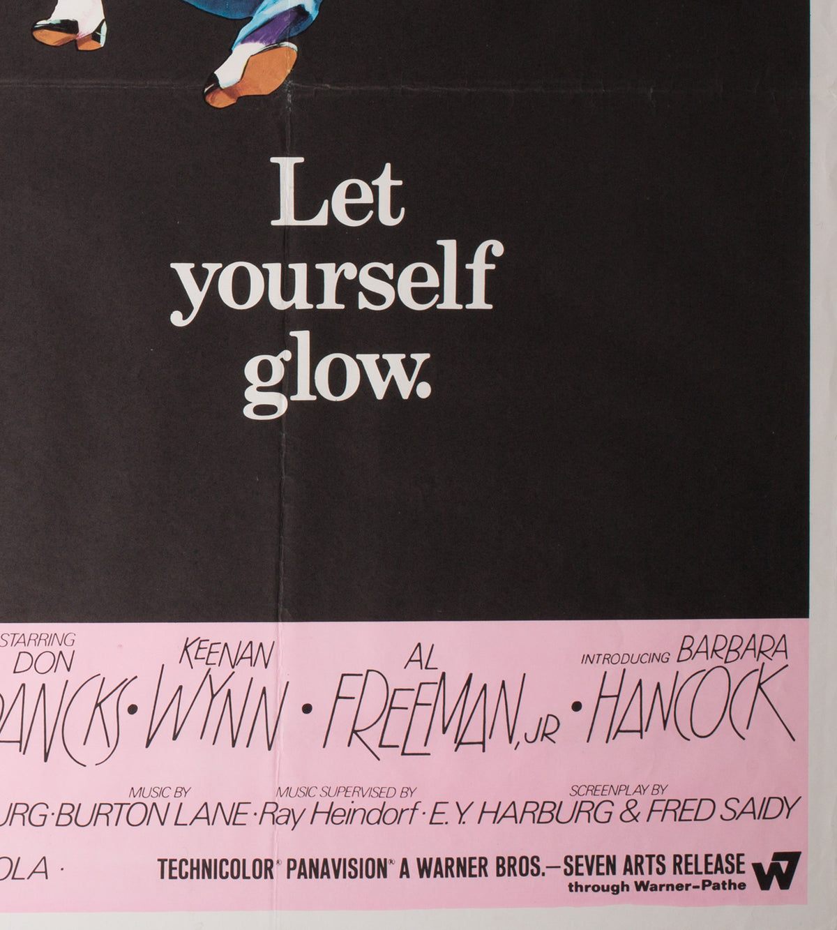 Finian's Rainbow 1968 UK Quad Film Poster, Chantrell - detail