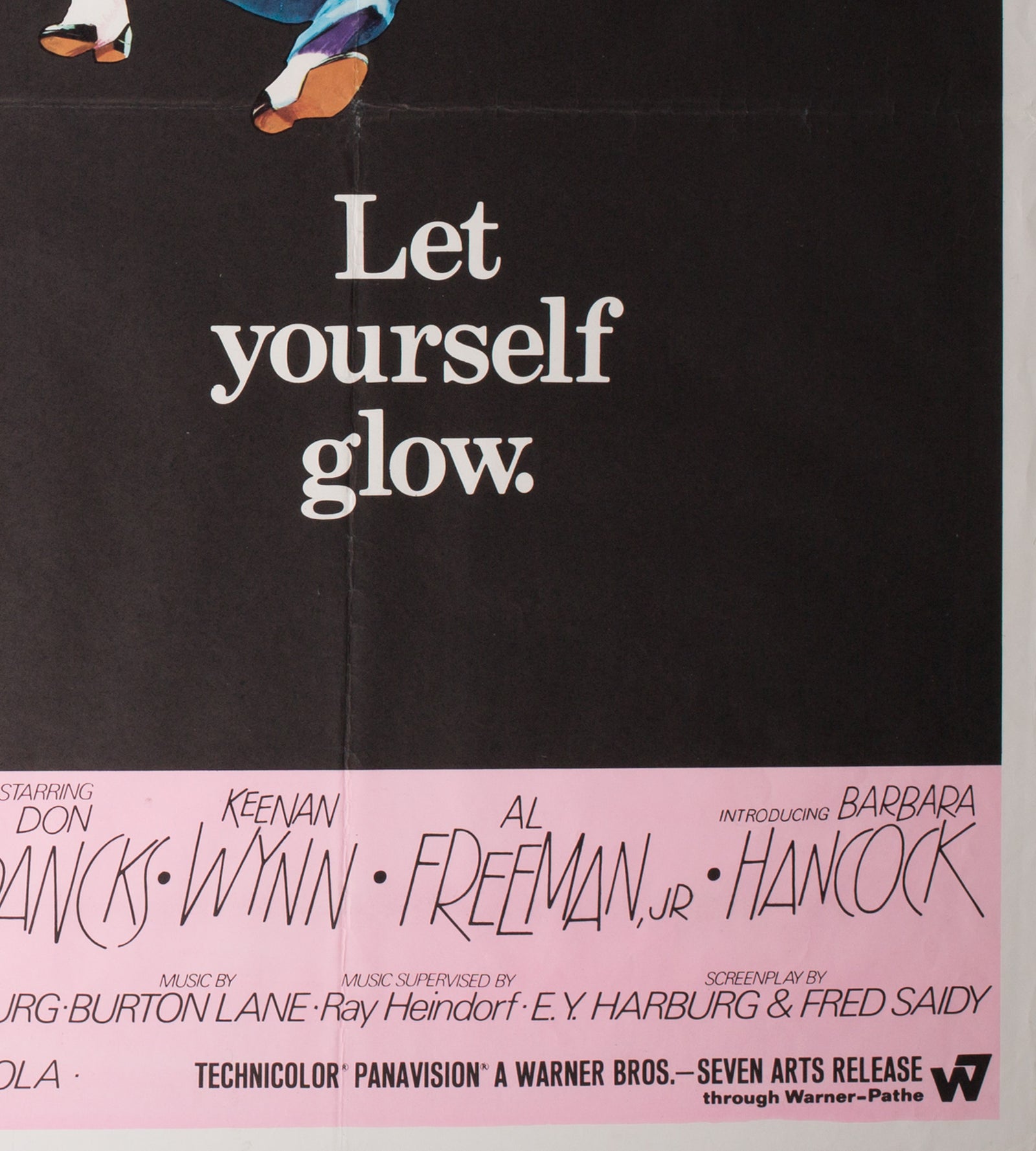 Finian's Rainbow 1968 UK Quad Film Poster, Chantrell - detail