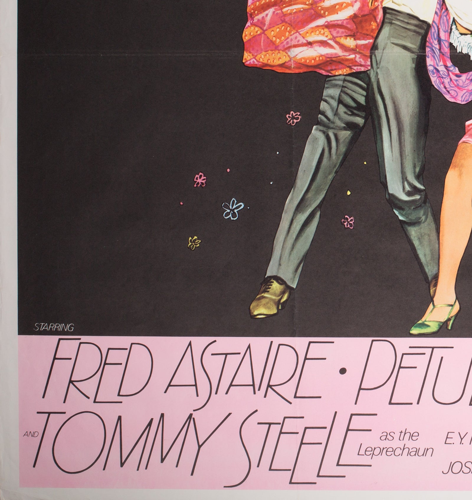 Finian's Rainbow 1968 UK Quad Film Poster, Chantrell - detail