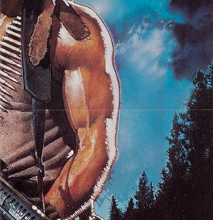 First Blood Rambo 1982 US 1 Sheet Film Movie Poster, Drew Struzan - detail