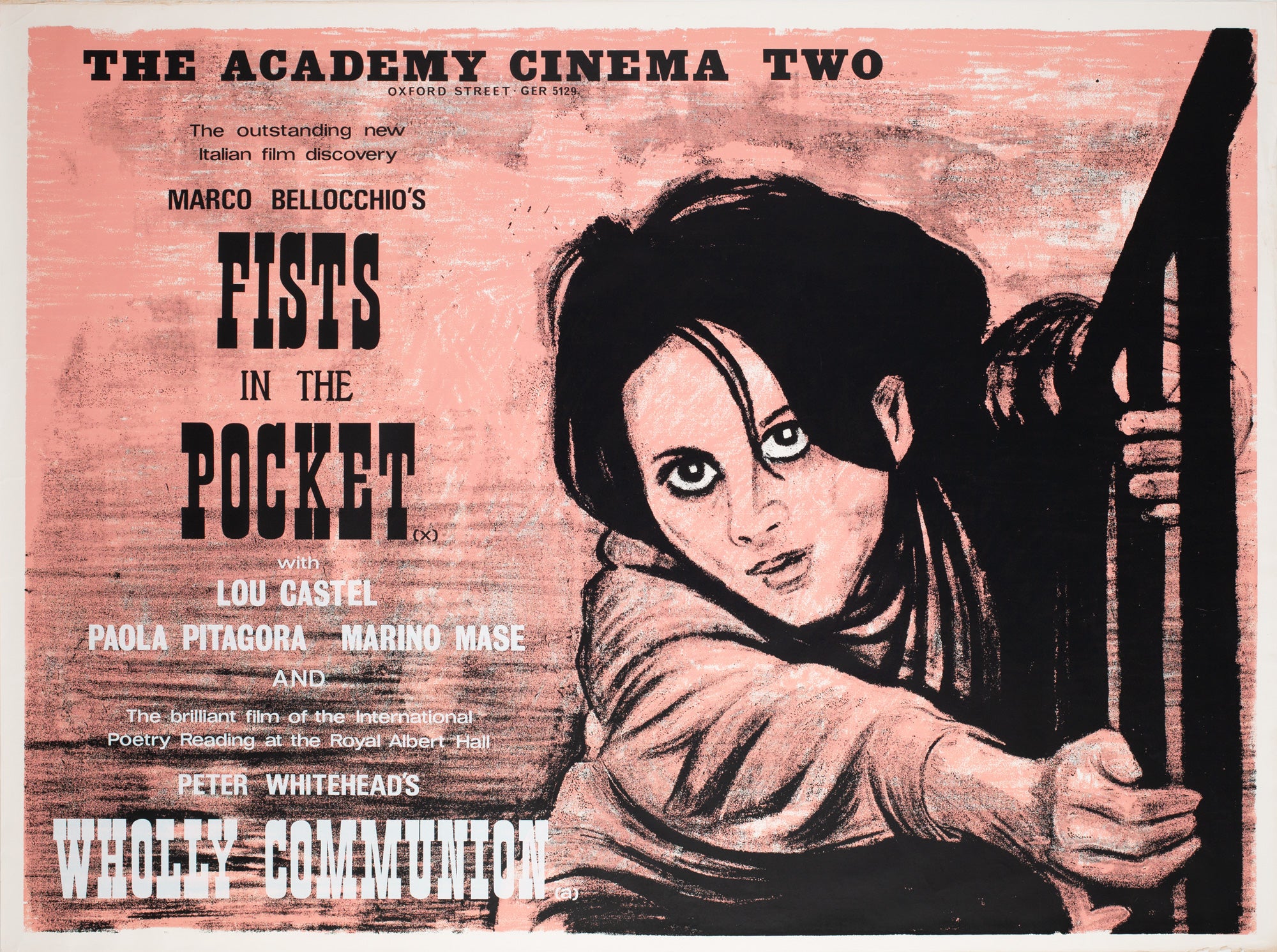 Fists in the Pocket 1966 Academy Cinema UK Quad Film Poster, Strausfeld
