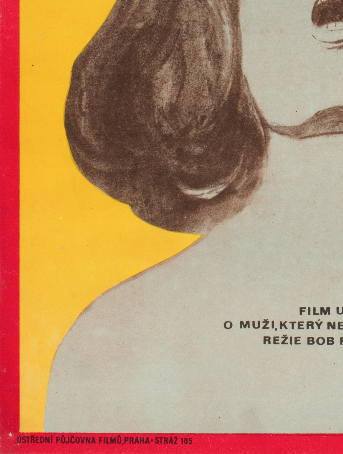 Five Easy Pieces 1973 Czech A3 Film Movie Poster, Karel Machalek - detail