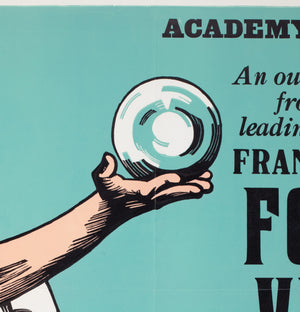 Forget Venice 1979 Academy Cinema Quad Film Movie Poster, Strausfeld - detail
