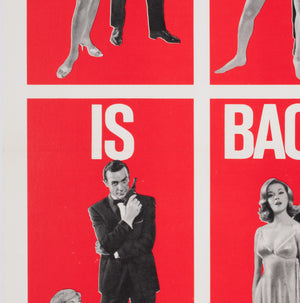 From Russia With Love 1963 US 1 Sheet Style B Film Movie Poster, Chasman - detail 