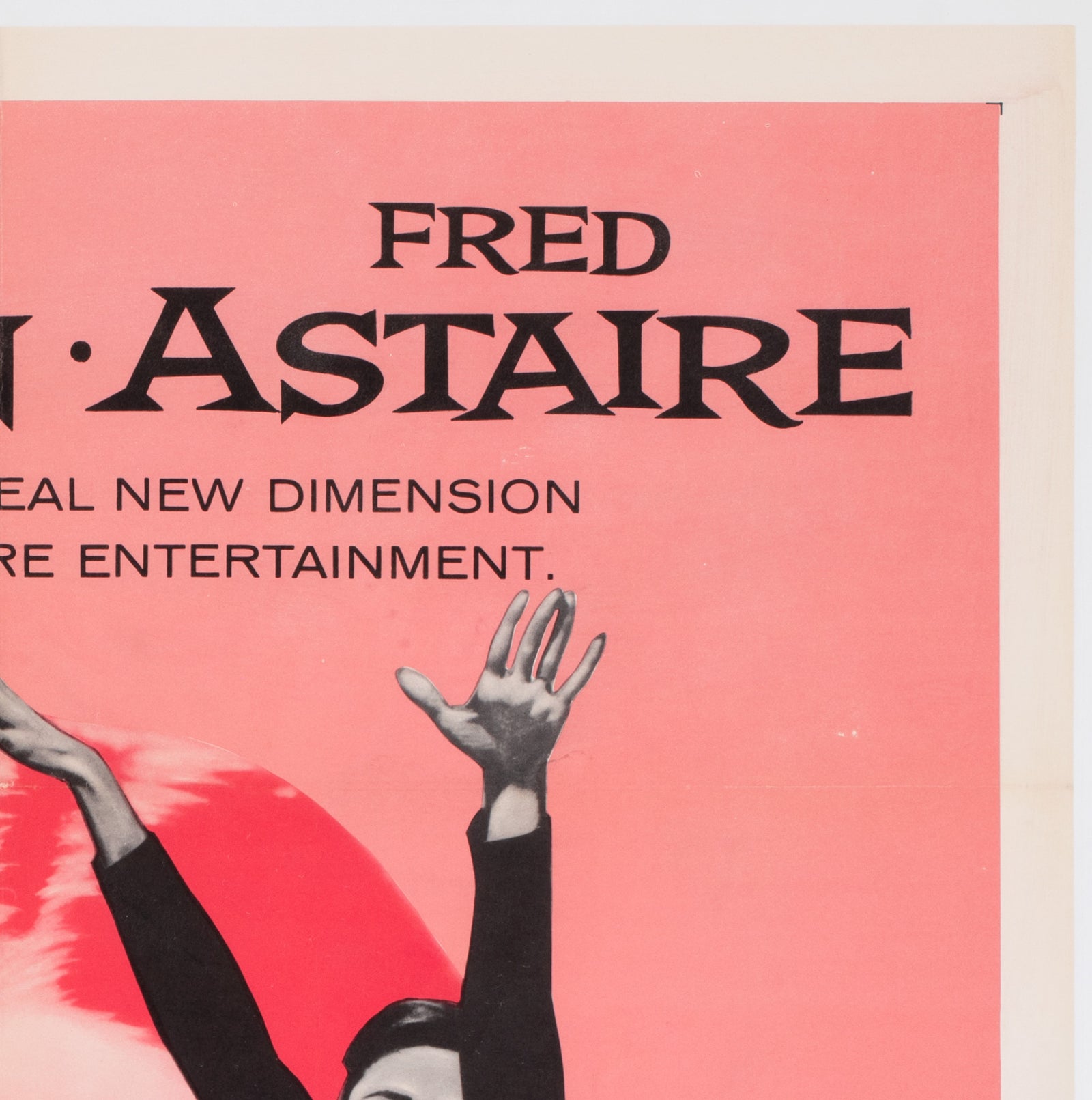 Funny Face 1957 US 1 Sheet Film Movie Poster, Pink - detail