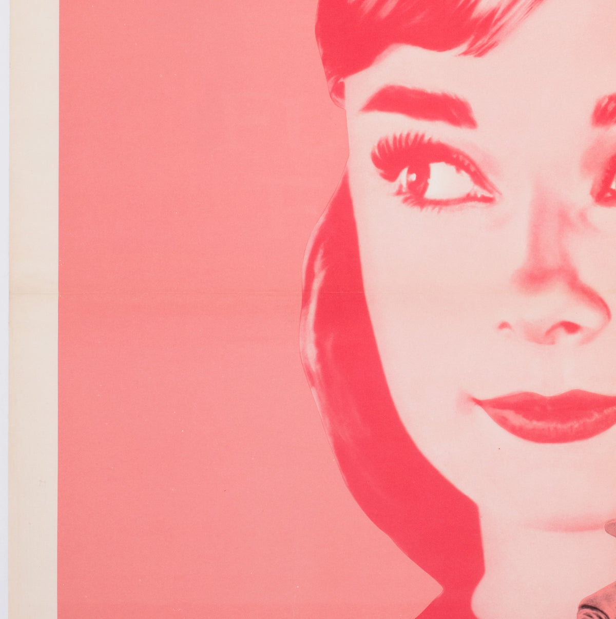 Funny Face 1957 US 1 Sheet Film Movie Poster, Pink - detail