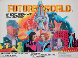 Futureworld 1976 UK Quad Film Movie Poster