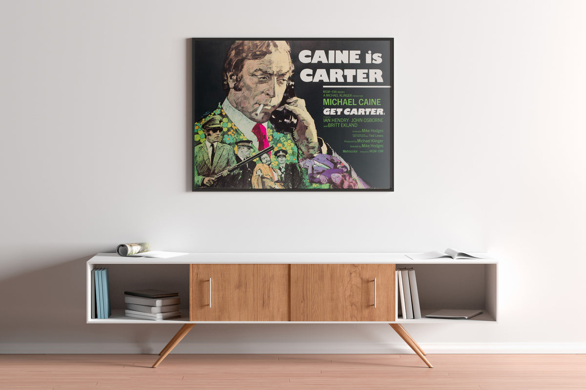 Get Carter 1971 UK Quad Film Poster, Putzu