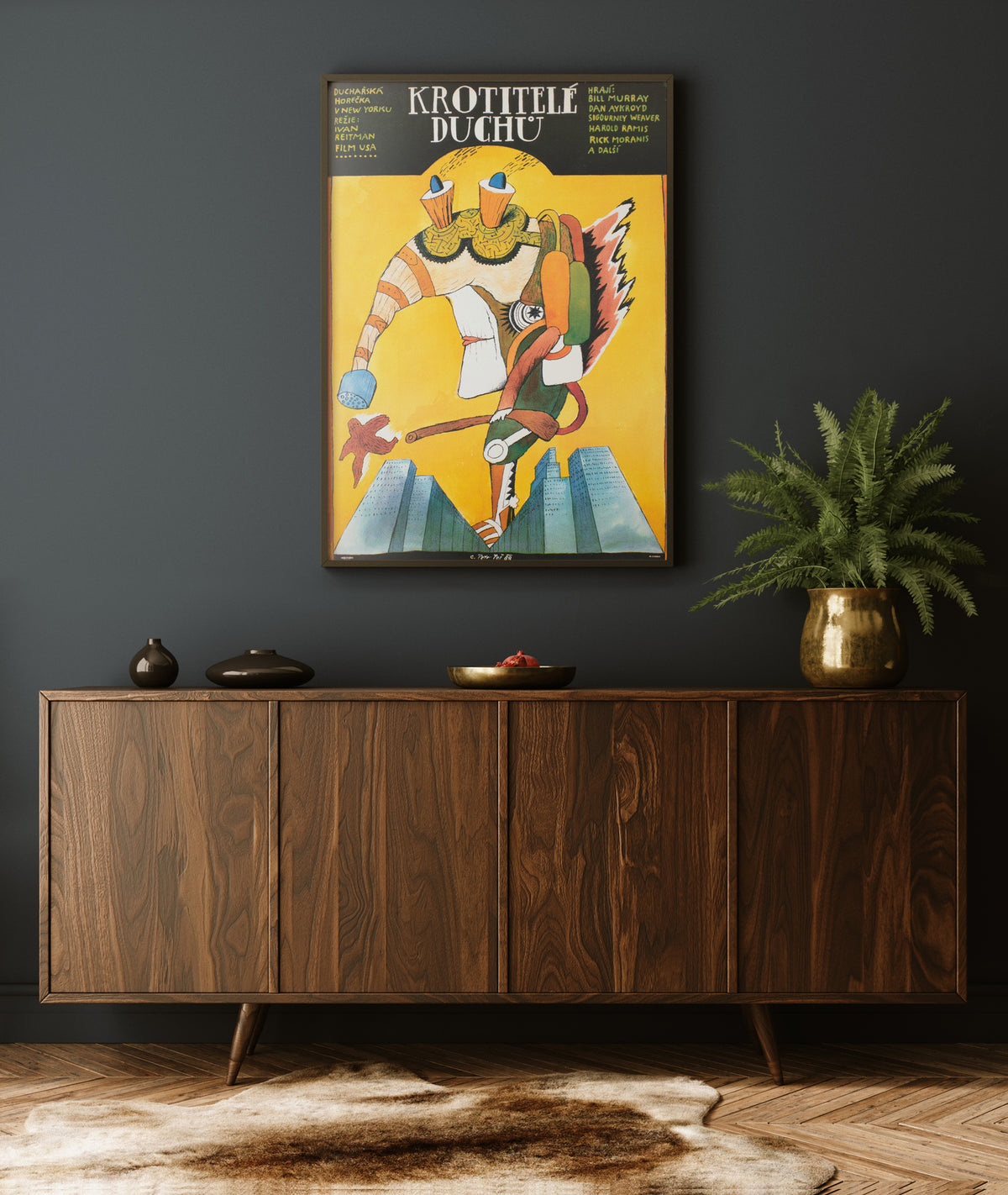 Ghostbusters 1988 Czech A1 Film Movie Poster, Pos