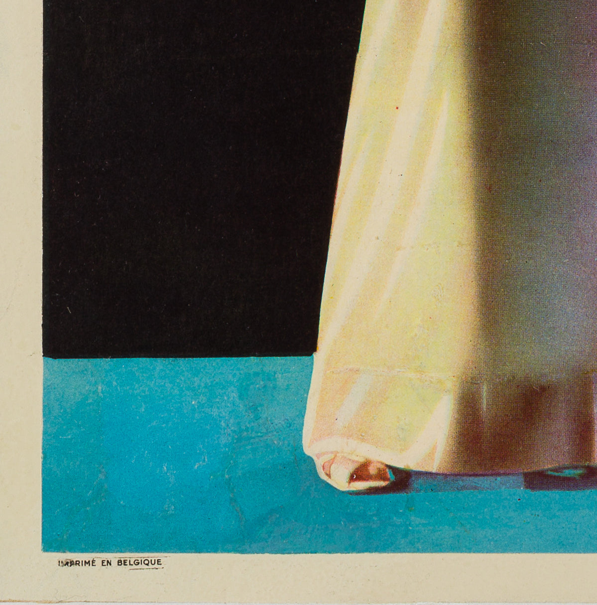 Gilda 1946 Belgian original film movie poster - detail