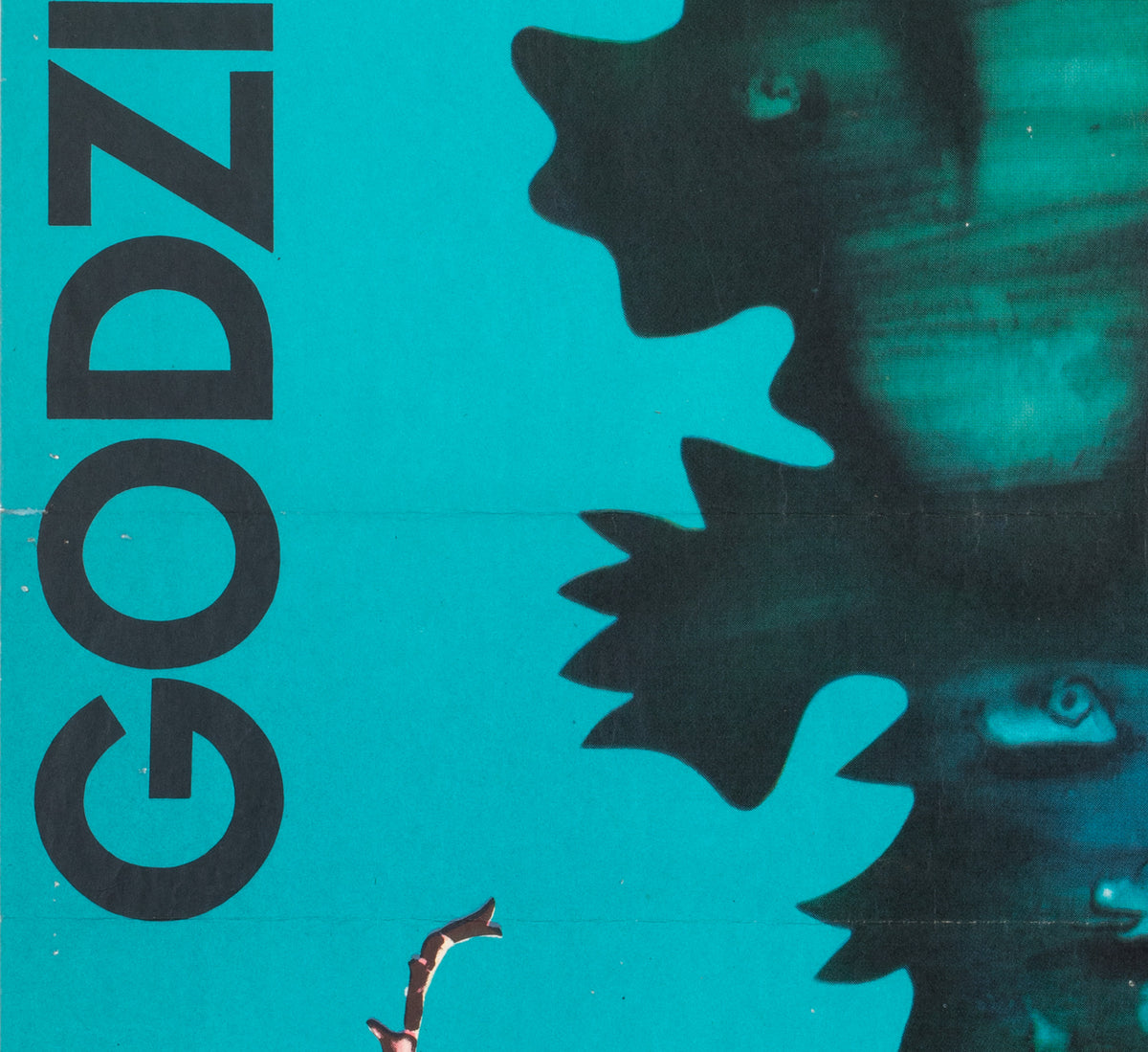 Godzilla vs Gigan 1977 Polish Film Poster, Romuald Socha - detail