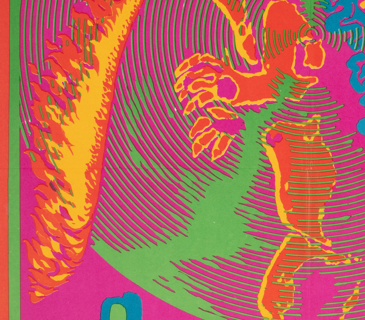 Godzilla vs Monster Zero 1971 Czech A1 Film Poster, Nemecek - detail