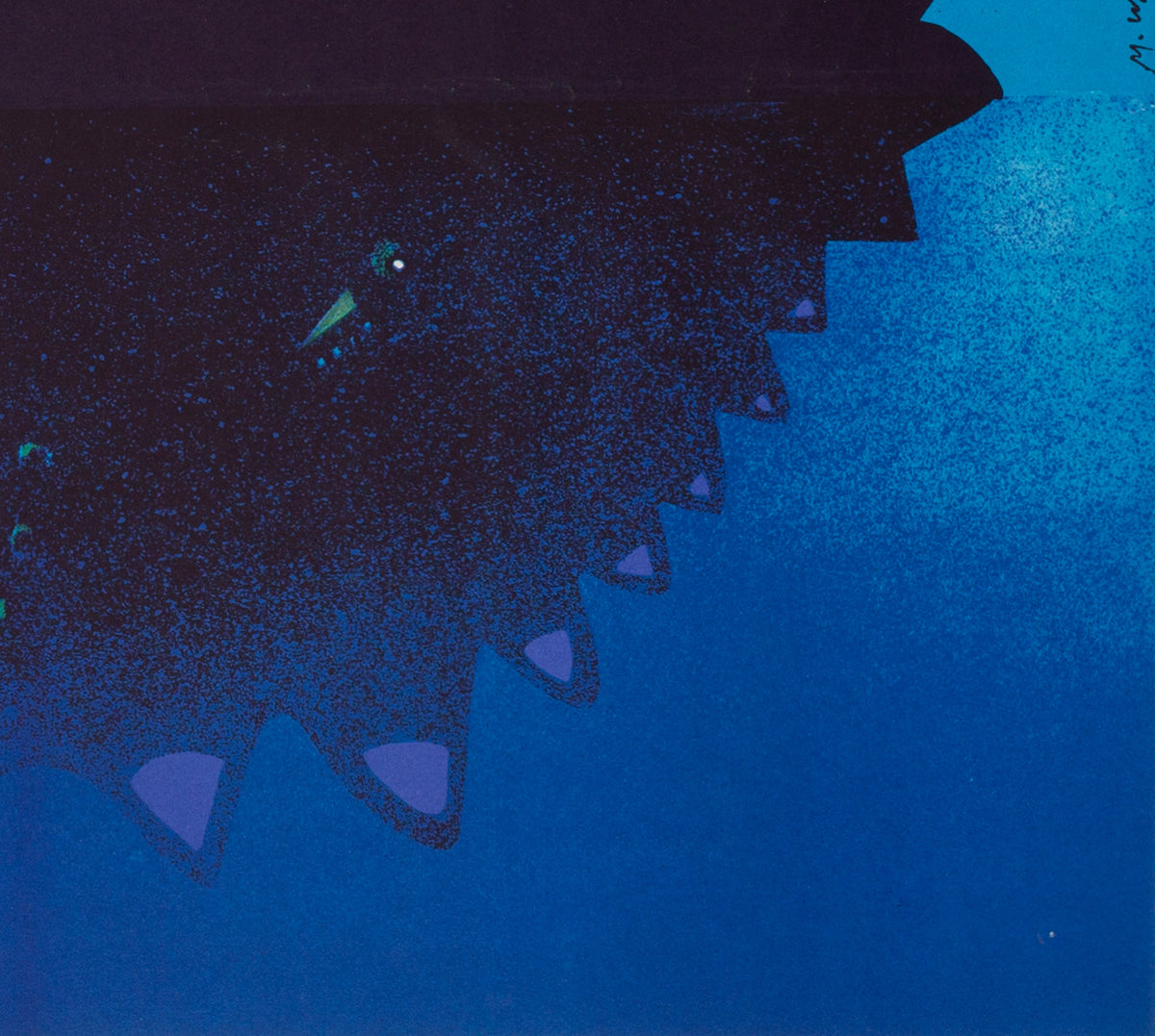 Godzilla vs the Sea Monster 1978 Polish A1 Film Poster, Wasilewski - detailed