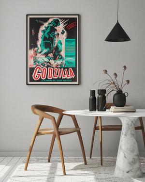 Godzilla R1954 French Moyenne Film Poster, A. Poucel