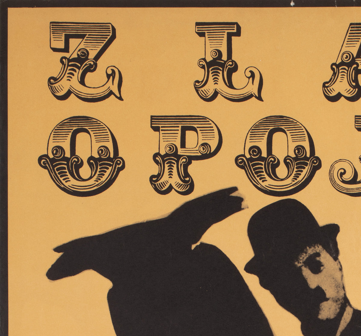 The Gold Rush R1973 Czech A1 Film Poster, Grygar