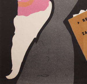 Gremlins 1985 Polish B1 Film Movie Poster, Mlodozeniec - detail