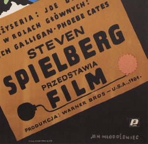 Gremlins 1985 Polish B1 Film Poster, Mlodozeniec