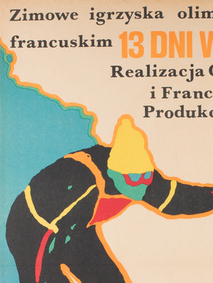 Grenoble 1968 Polish Film Poster - detail 3