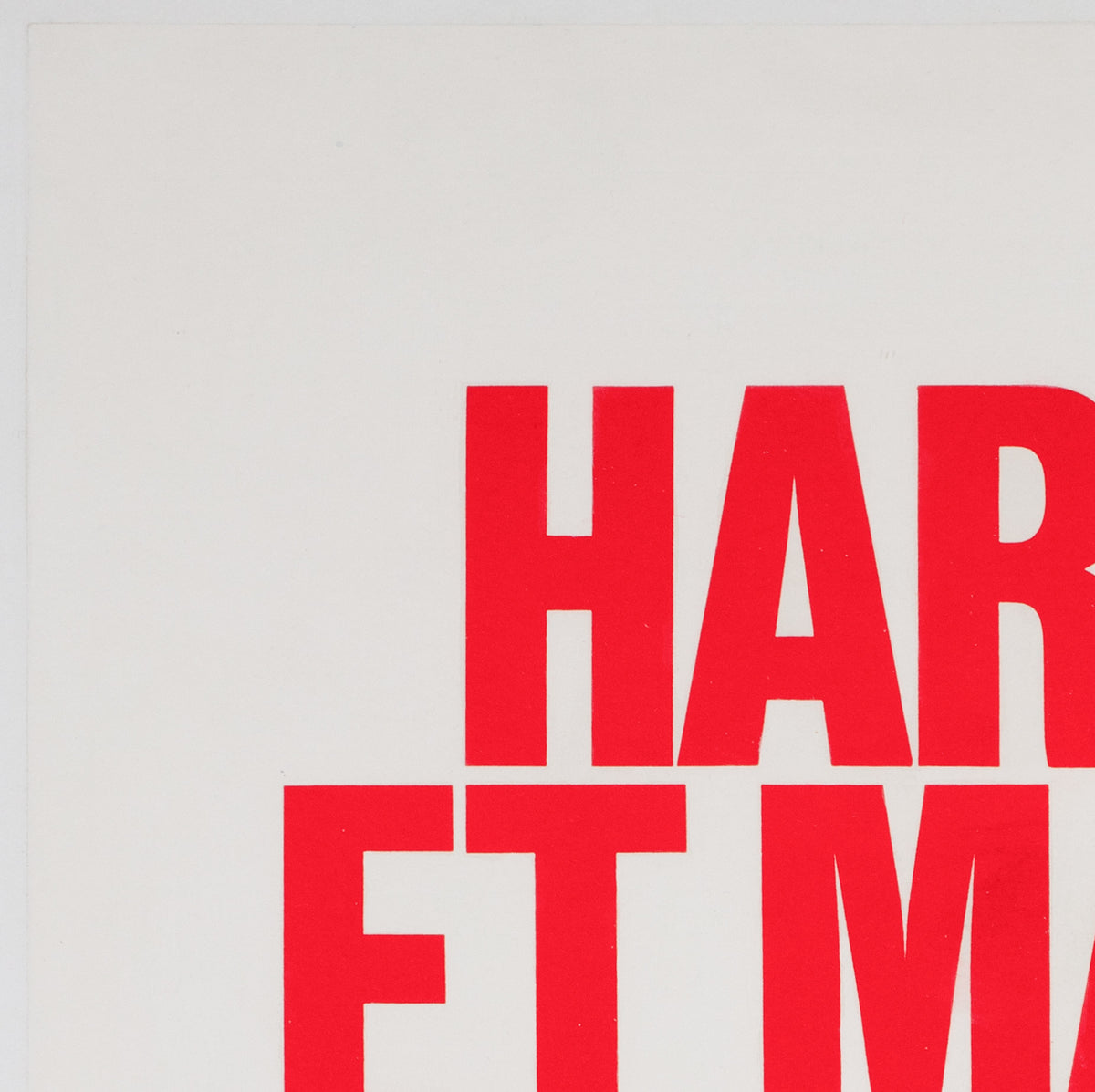 Harold & Maude 1972 French Petite Film Movie Poster - detail