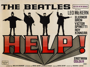 Help! 1965 UK Quad The Beatles film poster