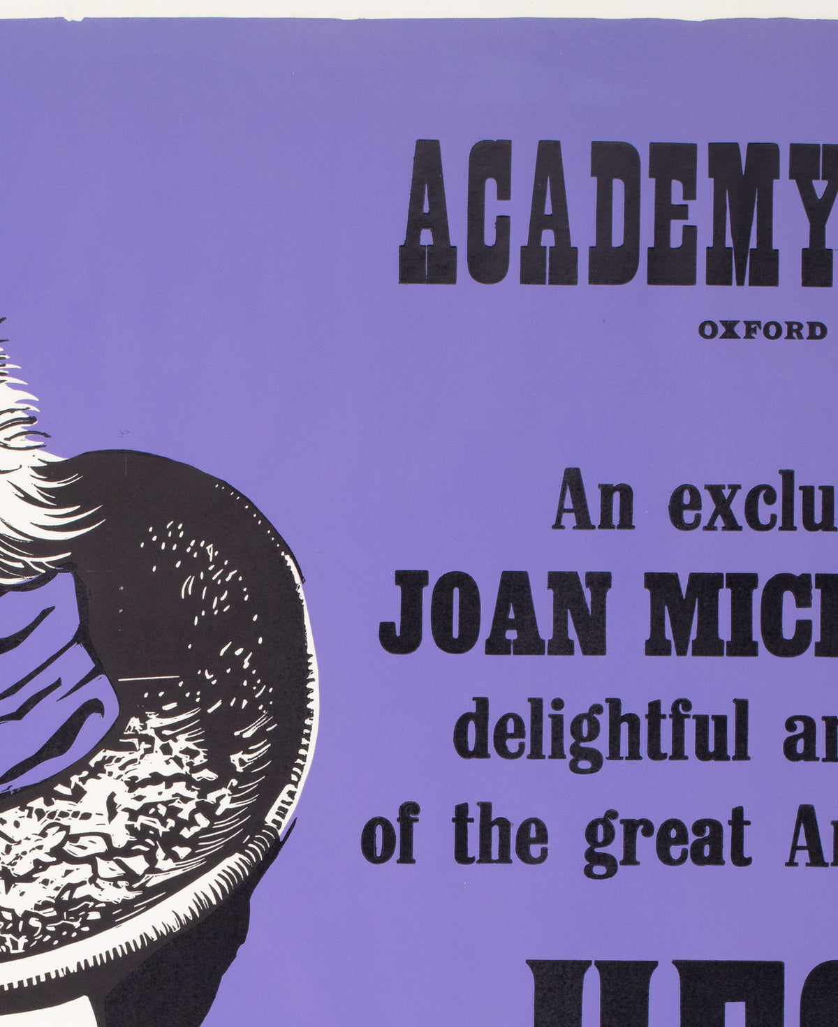 Hester Street 1975 Academy Cinema Film Movie Poster, Strausfeld - detail