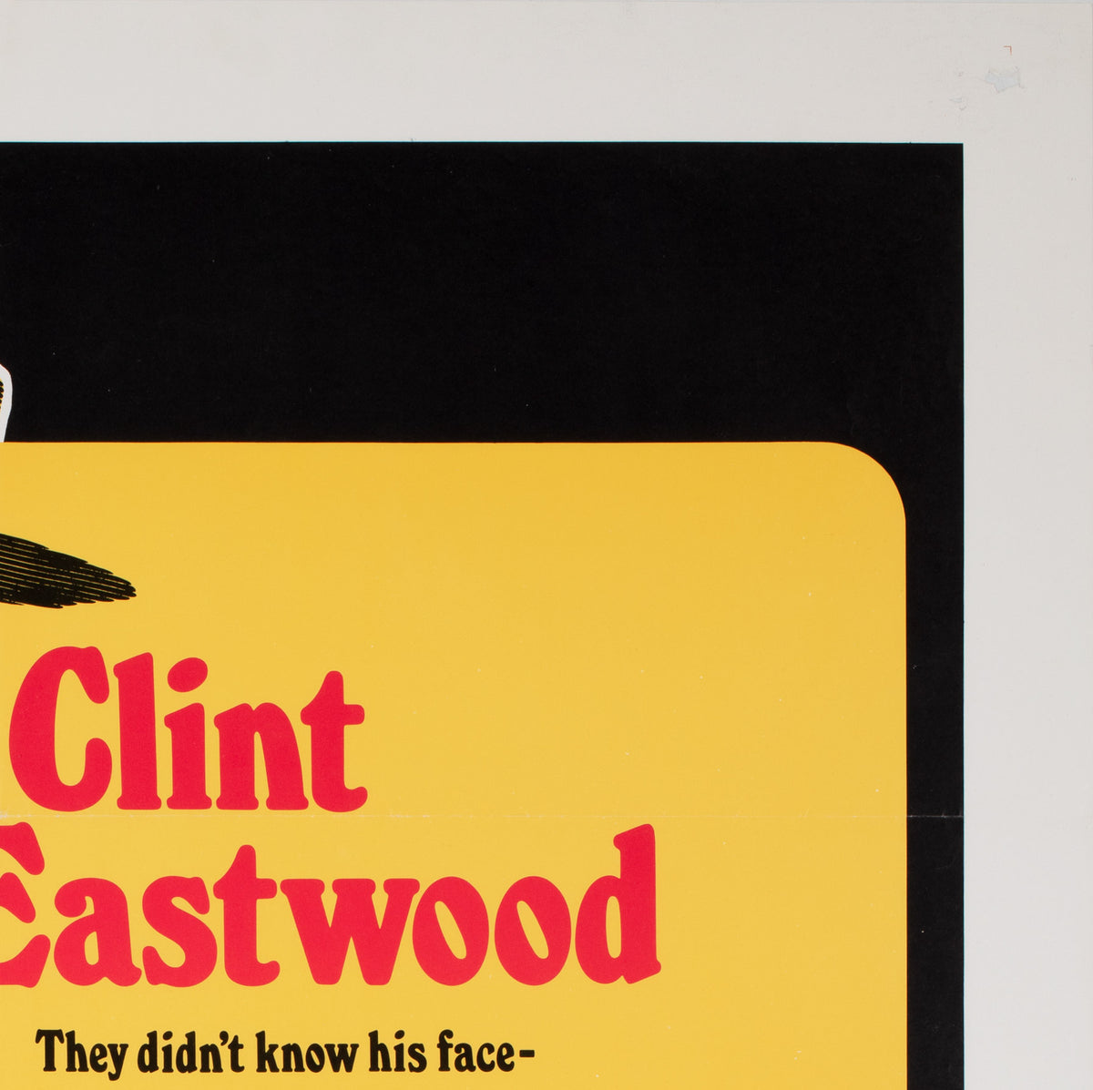 High Plains Drifter 1973 US International 1 Sheet Film Movie Poster - detail