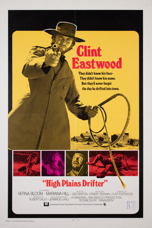 High Plains Drifter 1973 US International 1 Sheet Film Movie Poster