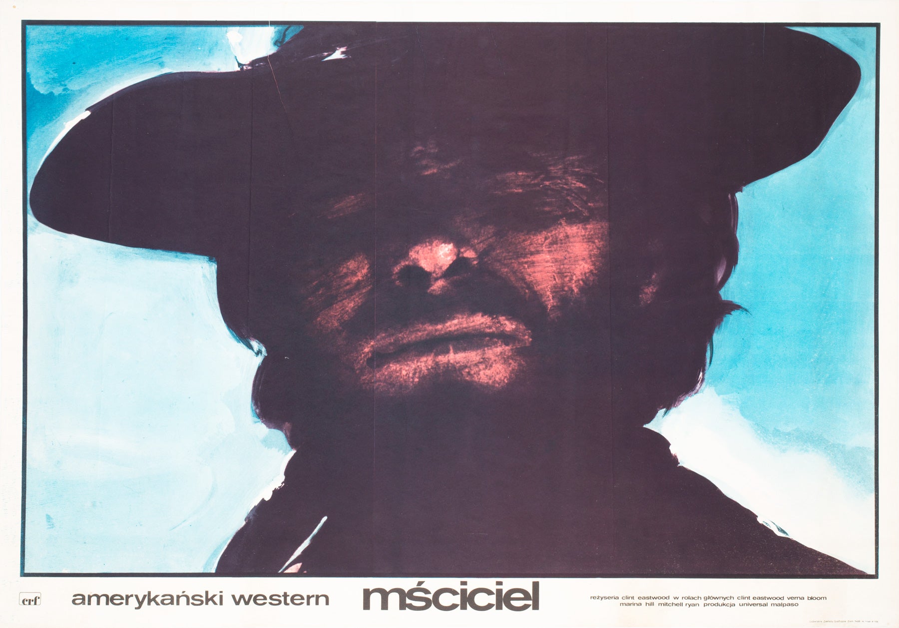 High Plains Drifter 1975 Polish Film Poster, Freudenreich