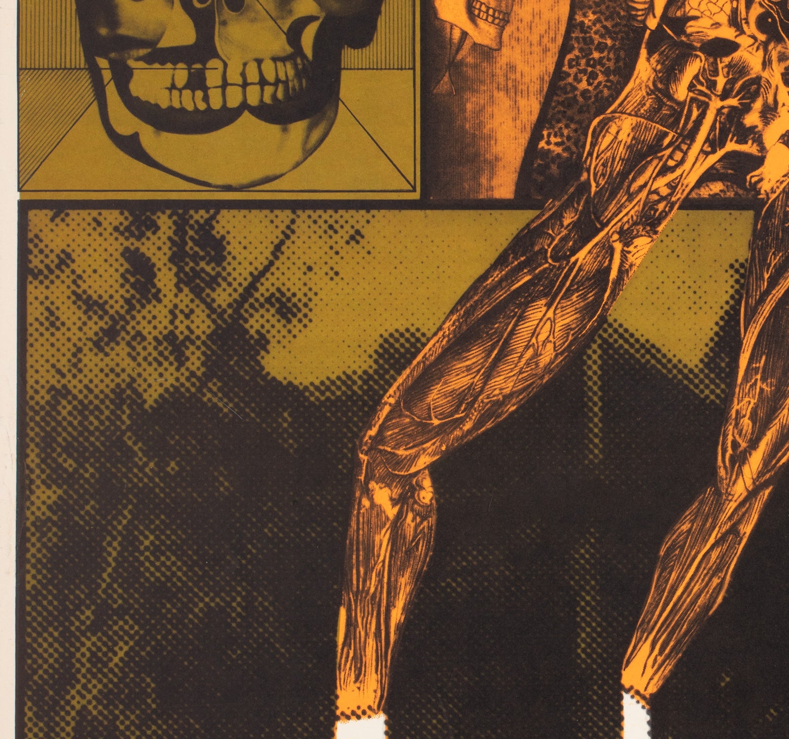 Psycho 1970 Czech A1 Film Movie Poster, Ziegler - detail