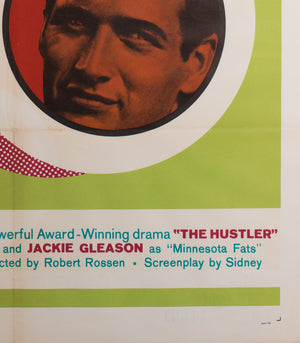 Original R1964 The Hustler US 1 Sheet film movie poster