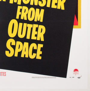 I Married a Monster from Outer Space 1958 US 1 Sheet Film Poster - detail