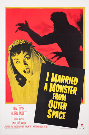 I Married a Monster from Outer Space 1958 US 1 Sheet Film Poster