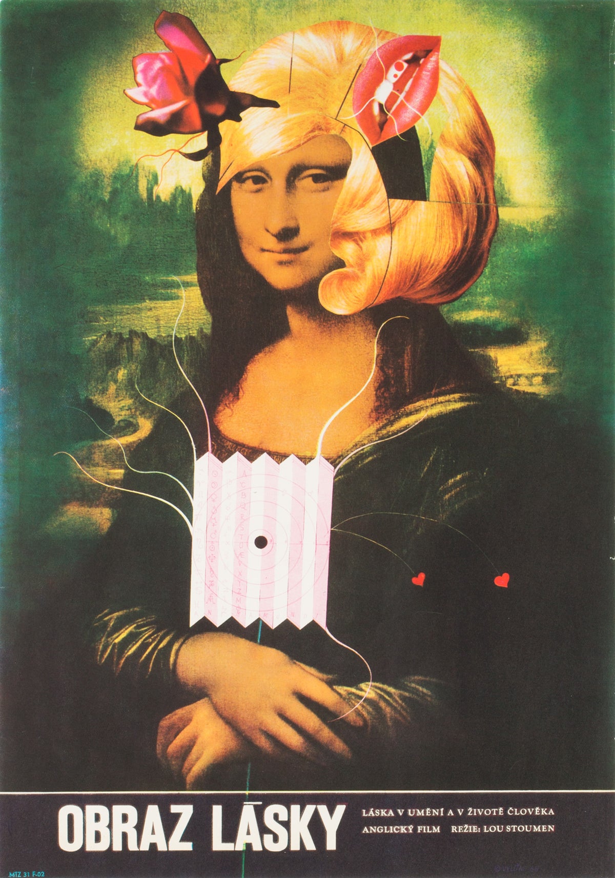 The Naked Eye 1966 Czech A3 Film Movie Poster