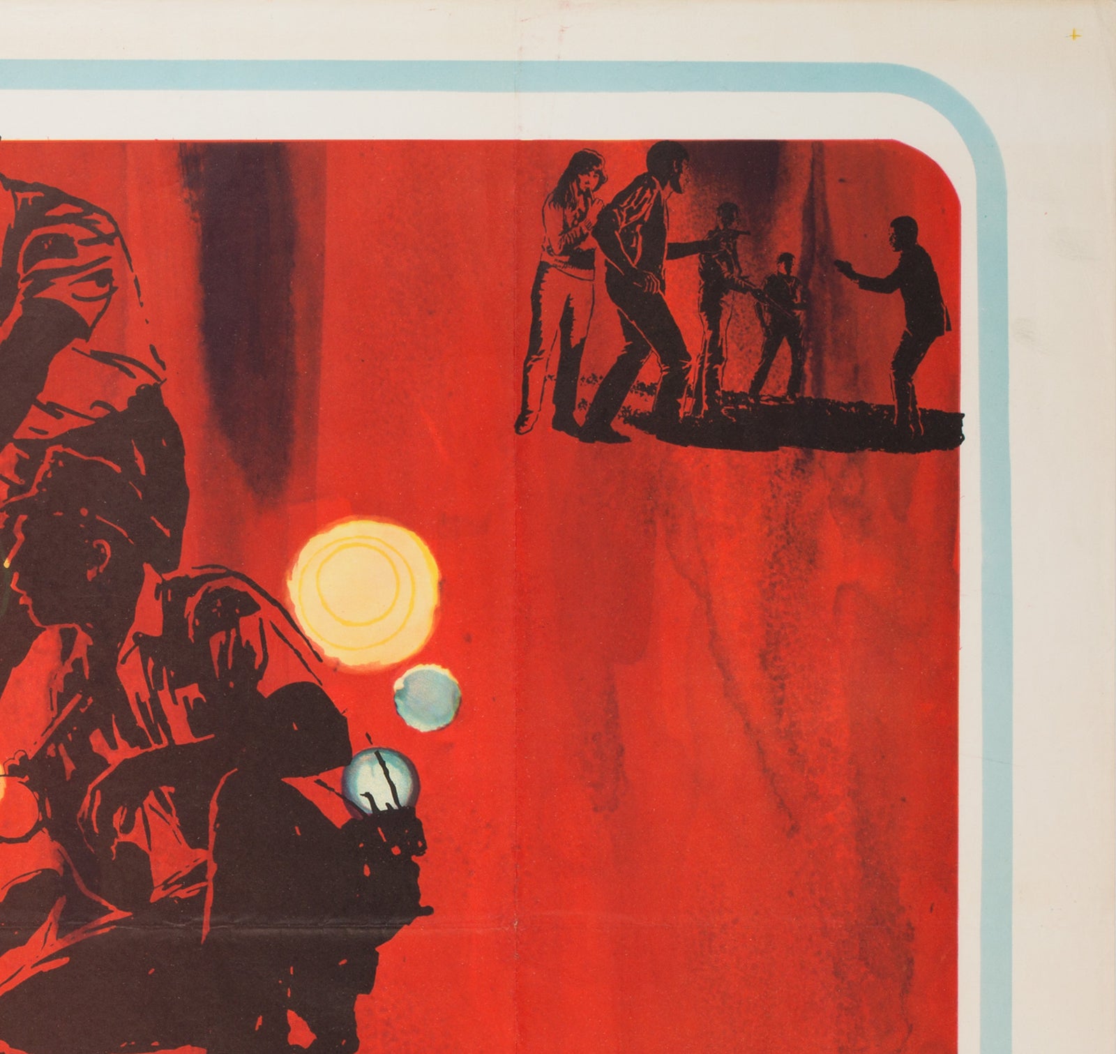 In the Heat of the Night 1967 UK Quad Film Poster - detail