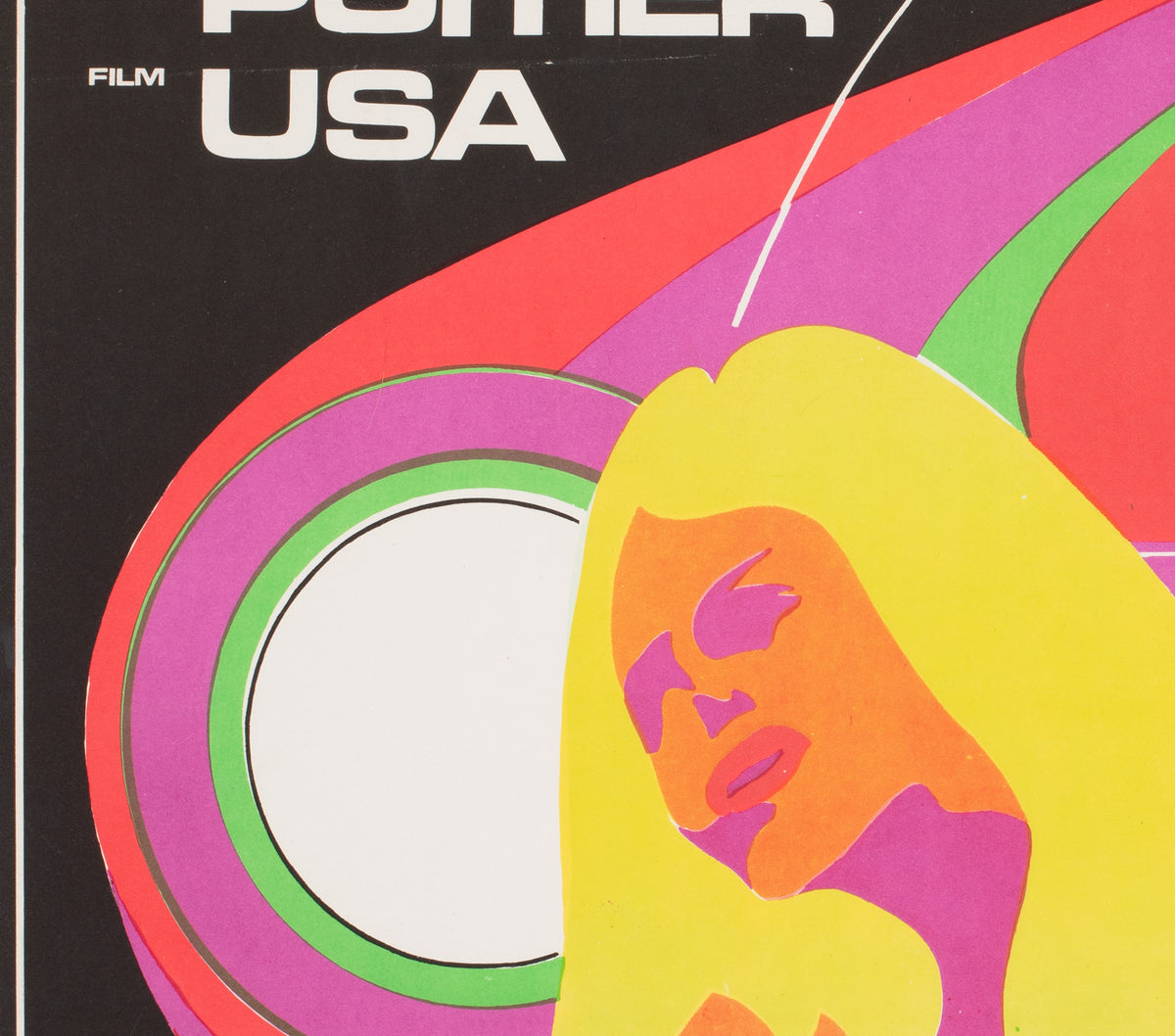 In the Heat of the Night 1970 Czech A1 Film Poster, Kaplan - detail