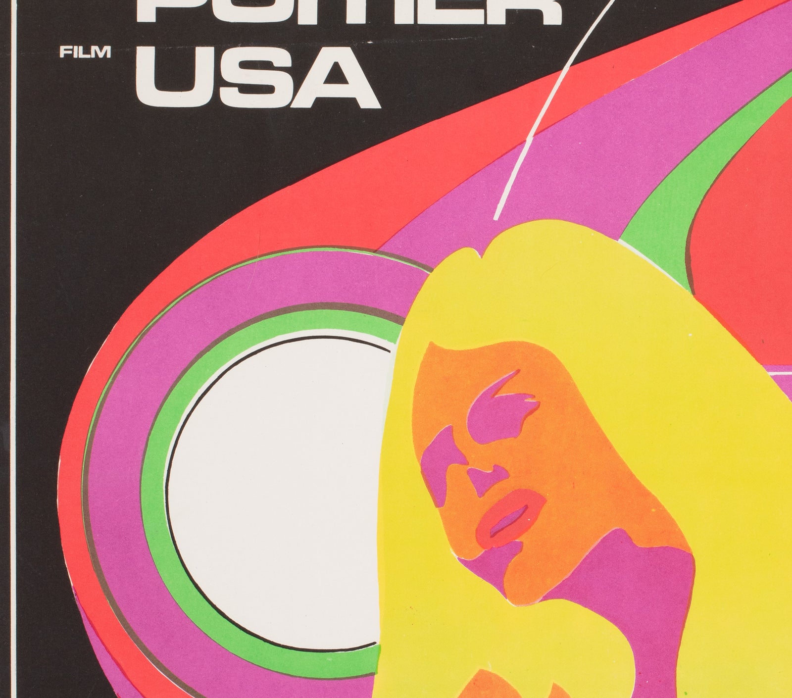 In the Heat of the Night 1970 Czech A1 Film Poster, Kaplan - detail