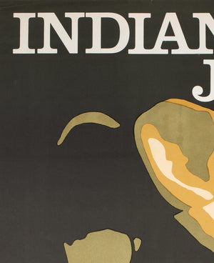 Indiana Jones and the Temple of Doom 1985 Polish B1 Film Poster, Jaeschke - detail