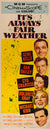 It's Always Fair Weather 1955 original vintage US insert film movie poster