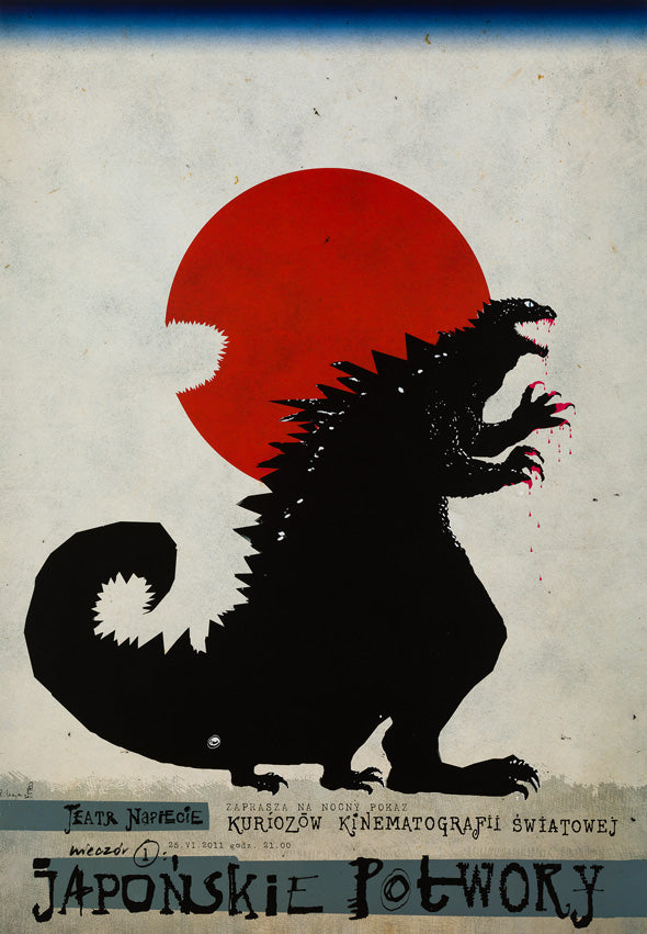 Japonskie Potwory 2011 original Polish festival poster