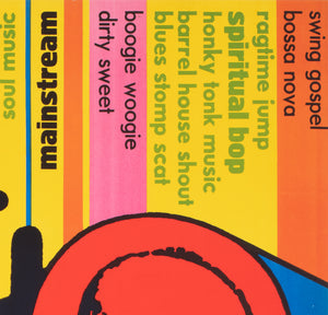 Jazz Jamboree 1968 Polish Music Festival Poster, Bronislaw Zelek - detail