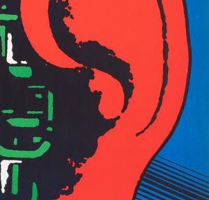 Jazz Jamboree 1968 Polish Music Festival Poster, Bronislaw Zelek - detail