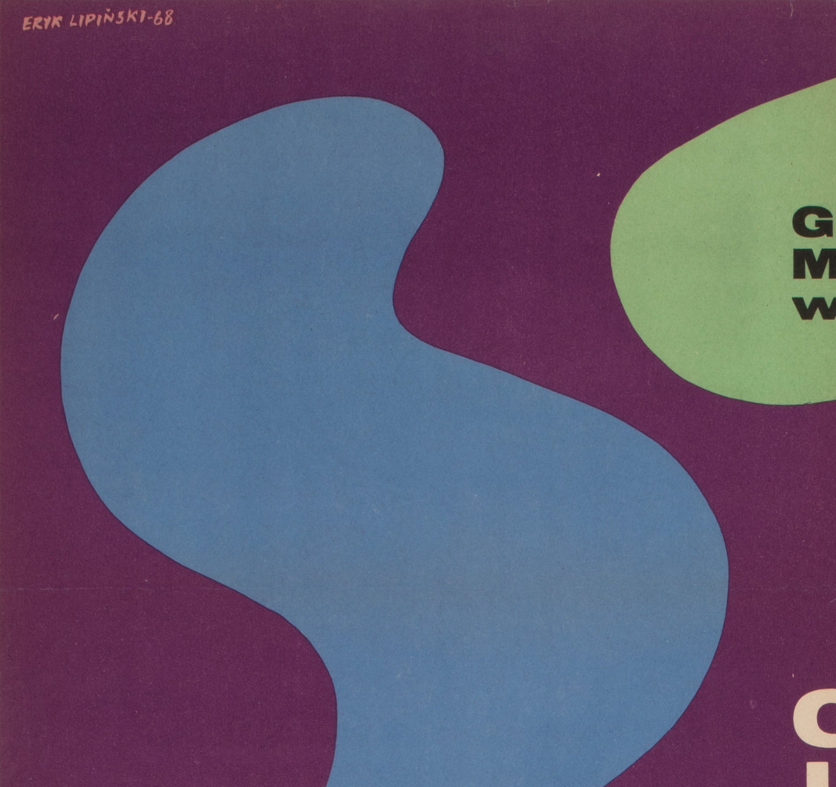 Juliet of the Spirits 1968 Polish A1 Film Poster, Eryk Lipinski