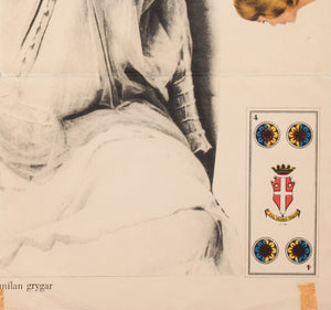 Juliet of the Spirit 1969 Czech A1 Film Movie Poster, Grygar - detail