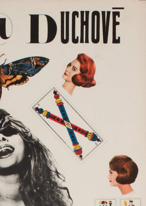 Juliet of the Spirits 1969 Czech A3 Film Movie Poster, Milan Grygar - detail